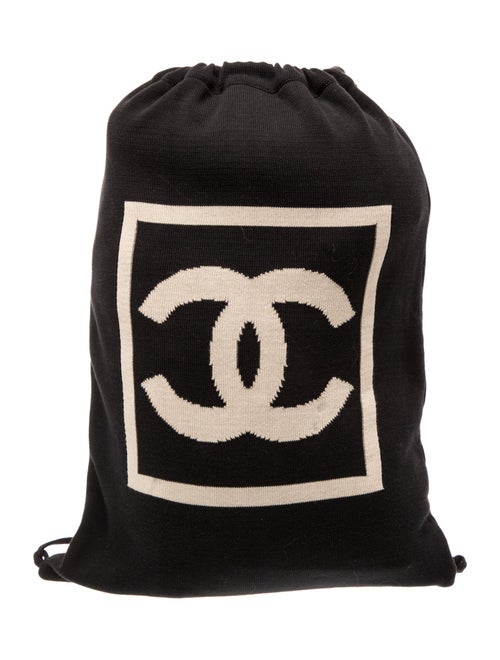 Chanel CC Knit Sport Ligne Backpack