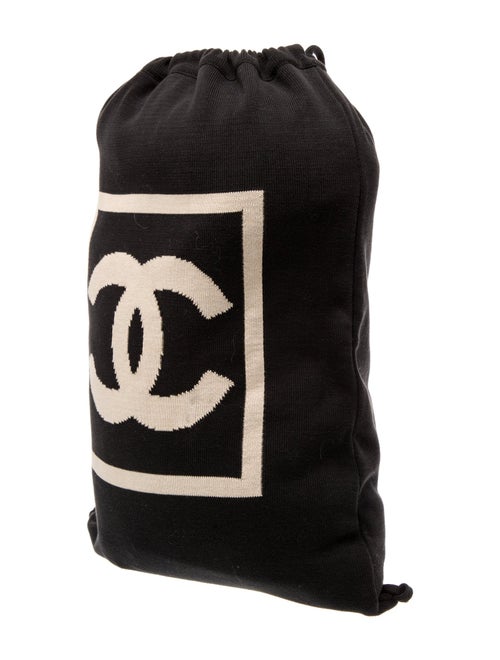 Chanel CC Knit Sport Ligne Backpack