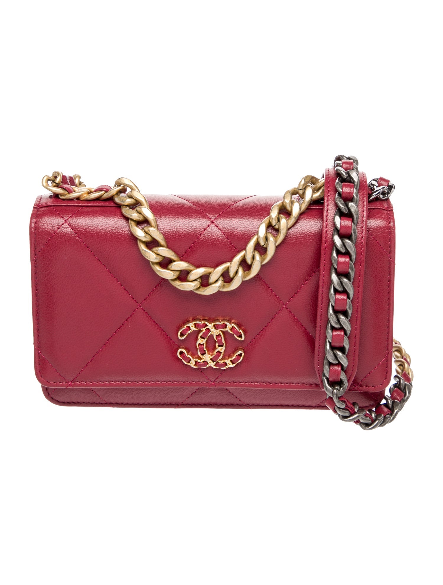 Chanel 19 Wallet On Chain w/ Tags