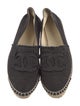 Chanel Interlocking CC Logo Canvas Espadrilles