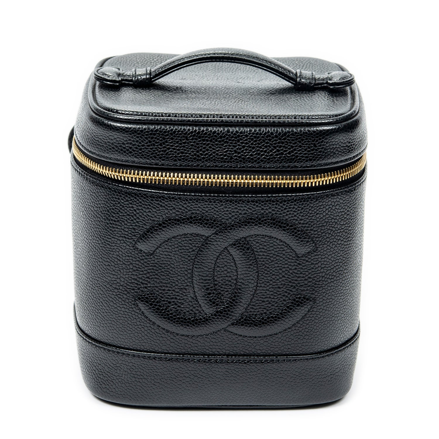 Chanel Interlocking CC Timeless Tall Vanity Case