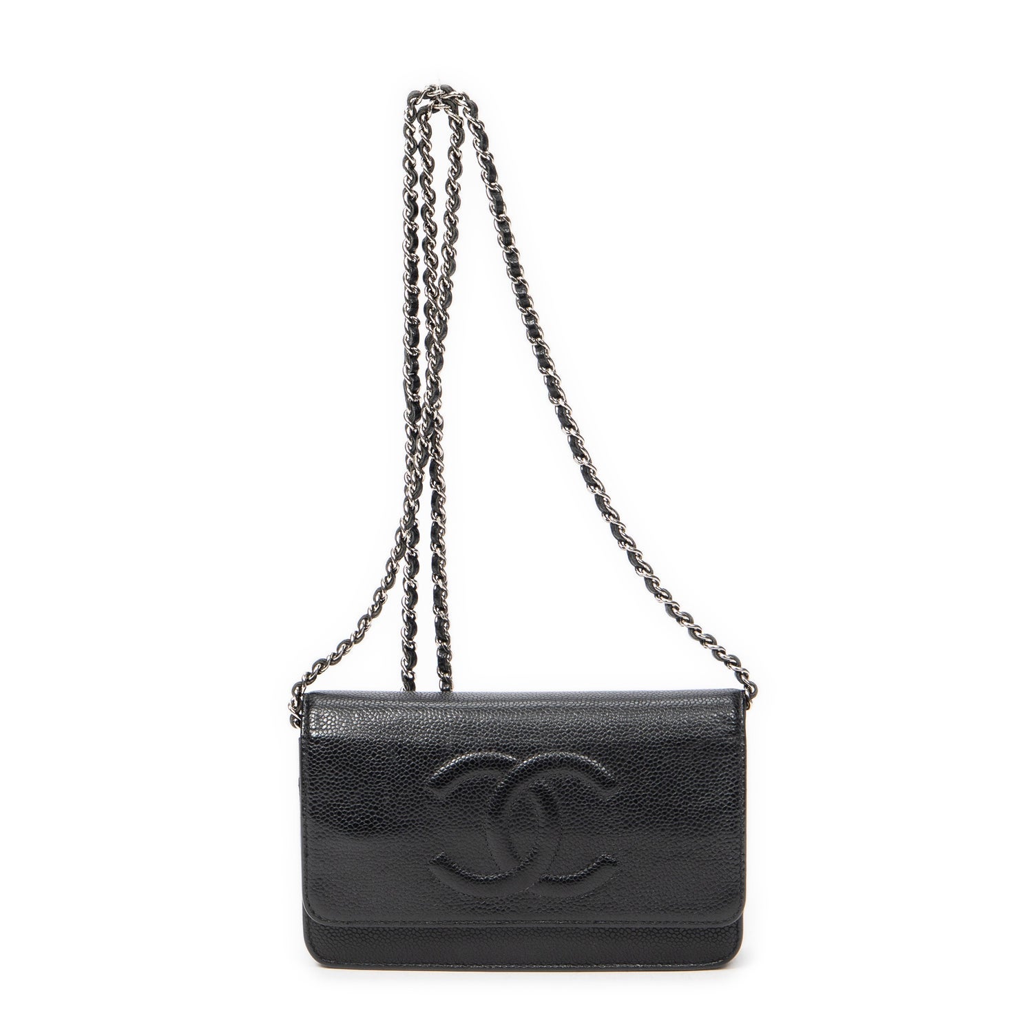 Chanel Interlocking CC Timeless Wallet on Chain