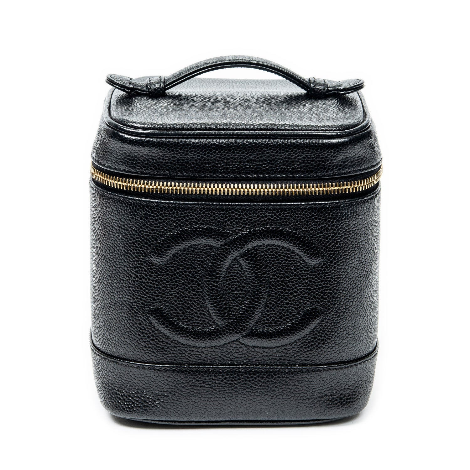 Chanel Interlocking CC Timeless Tall Vanity Case