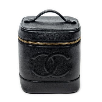 Chanel Interlocking CC CC Tall Vanity Case