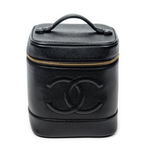 Chanel Interlocking CC CC Tall Vanity Case