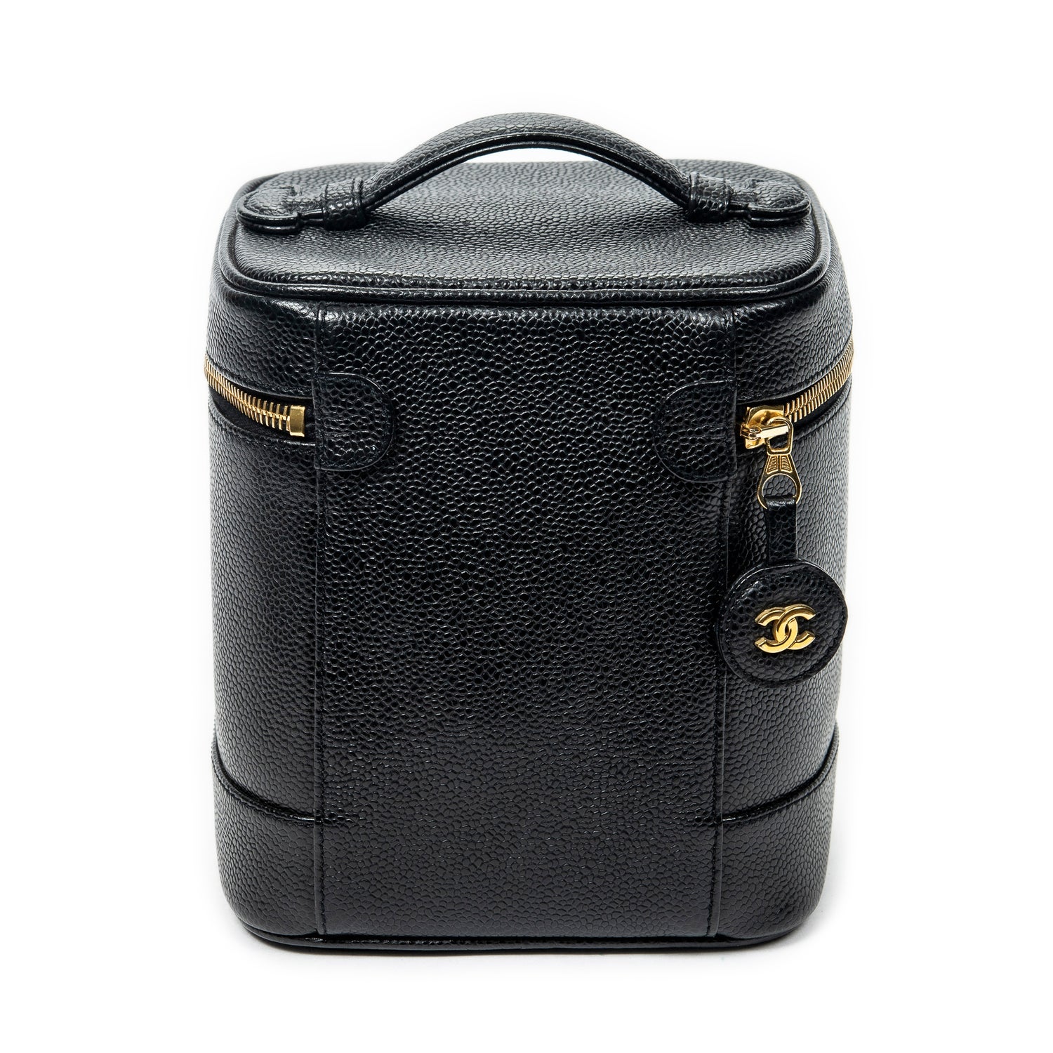 Chanel Interlocking CC CC Tall Vanity Case