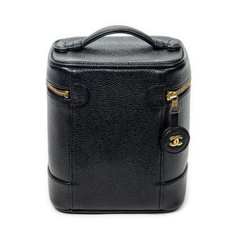Chanel Interlocking CC CC Tall Vanity Case