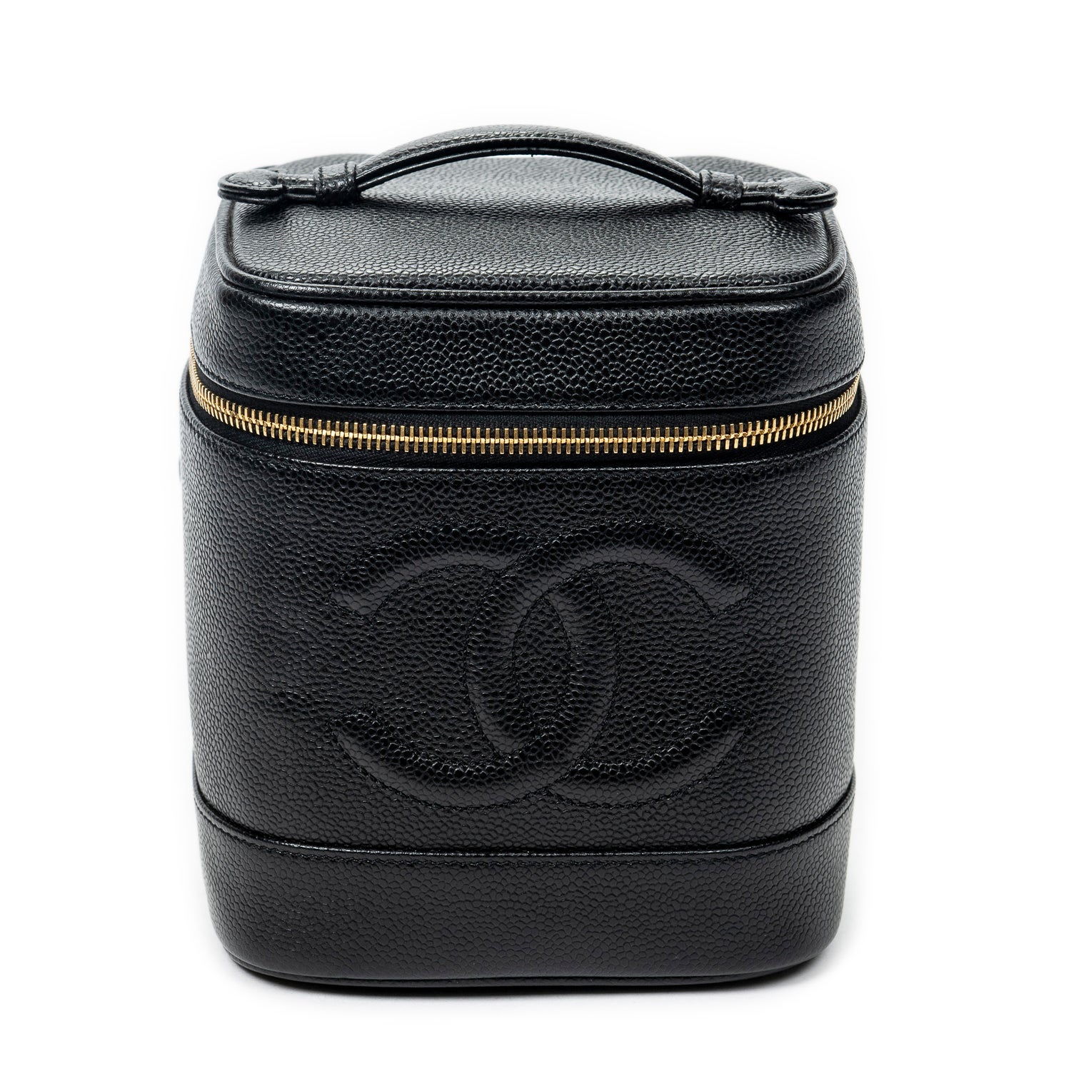 Chanel Interlocking CC CC Tall Vanity Case