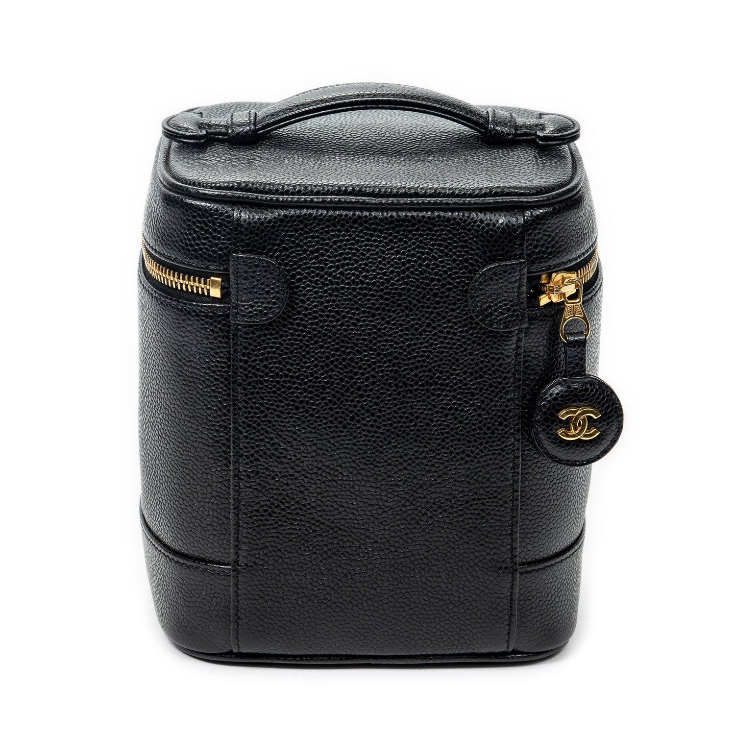 Chanel Interlocking CC CC Tall Vanity Case