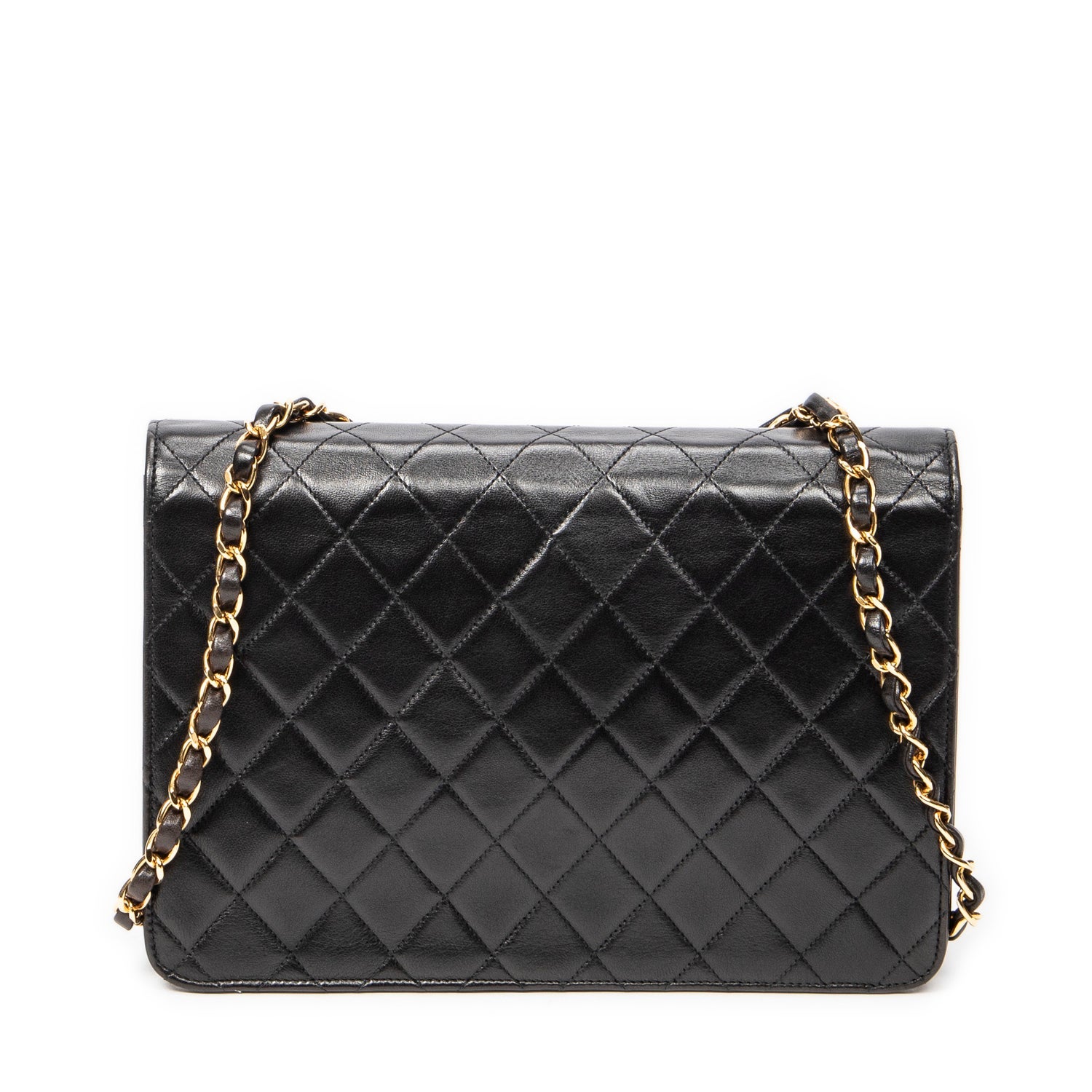 Chanel Interlocking CC Push Lock Straight Flap Vintage
