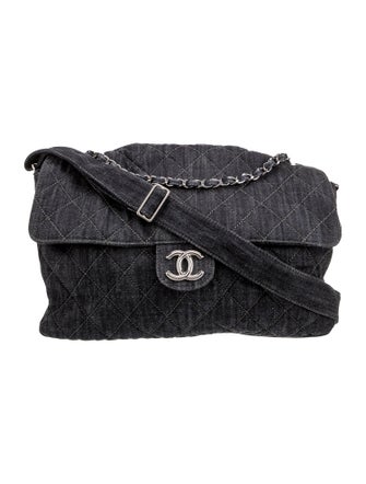 Chanel Denim Stretch Spirit Messenger Bag