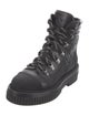Chanel 2021 Interlocking CC Logo Combat Boots