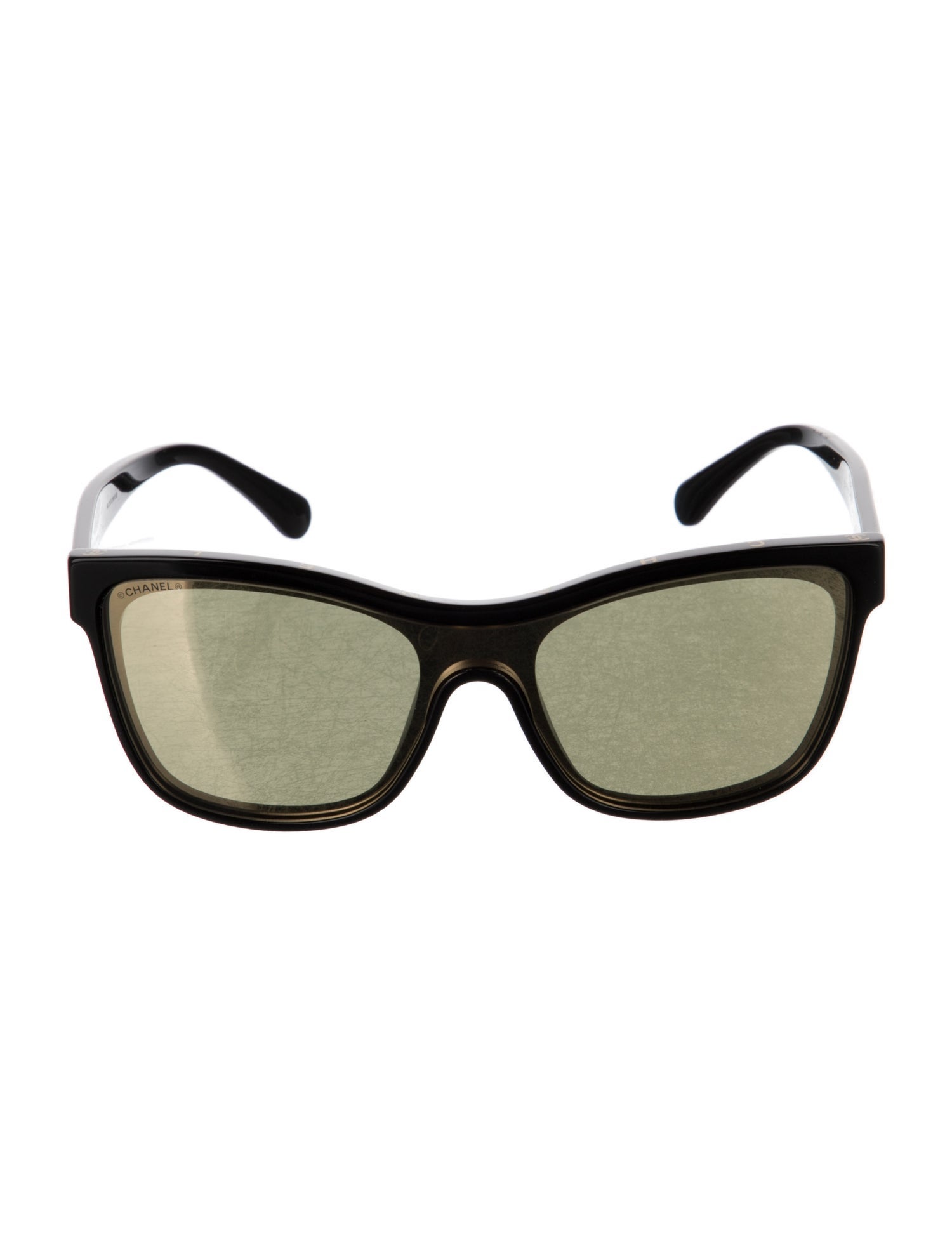 Chanel Interlocking CC Logo Wayfarer Sunglasses