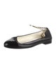 Chanel 2022 Interlocking CC Logo Ballet Flats