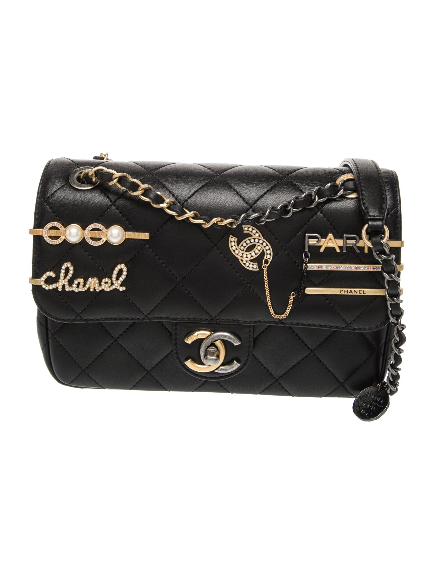 Chanel Small Coco Clips Single Flap Bag