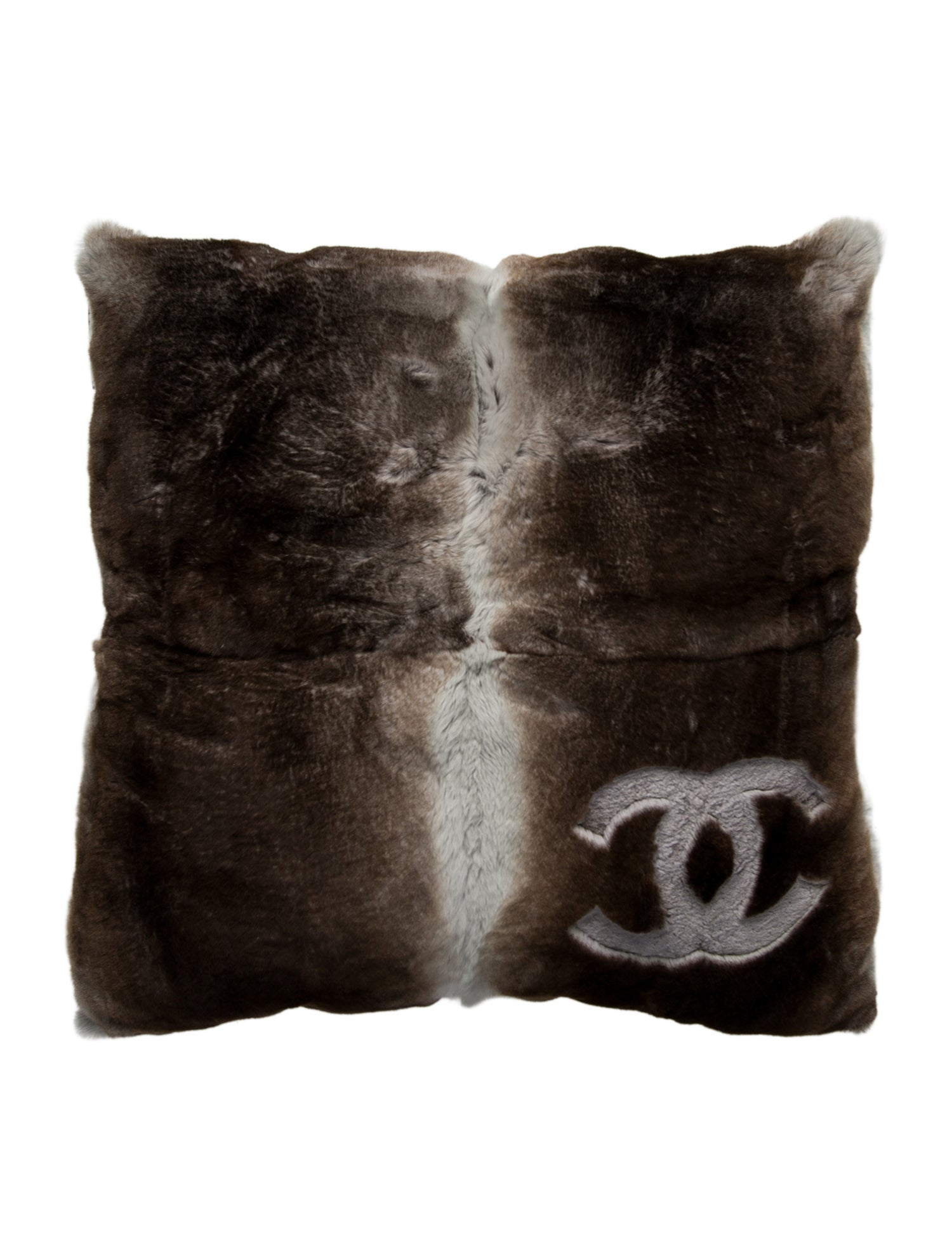 Chanel Orylag Fur Throw Pillow
