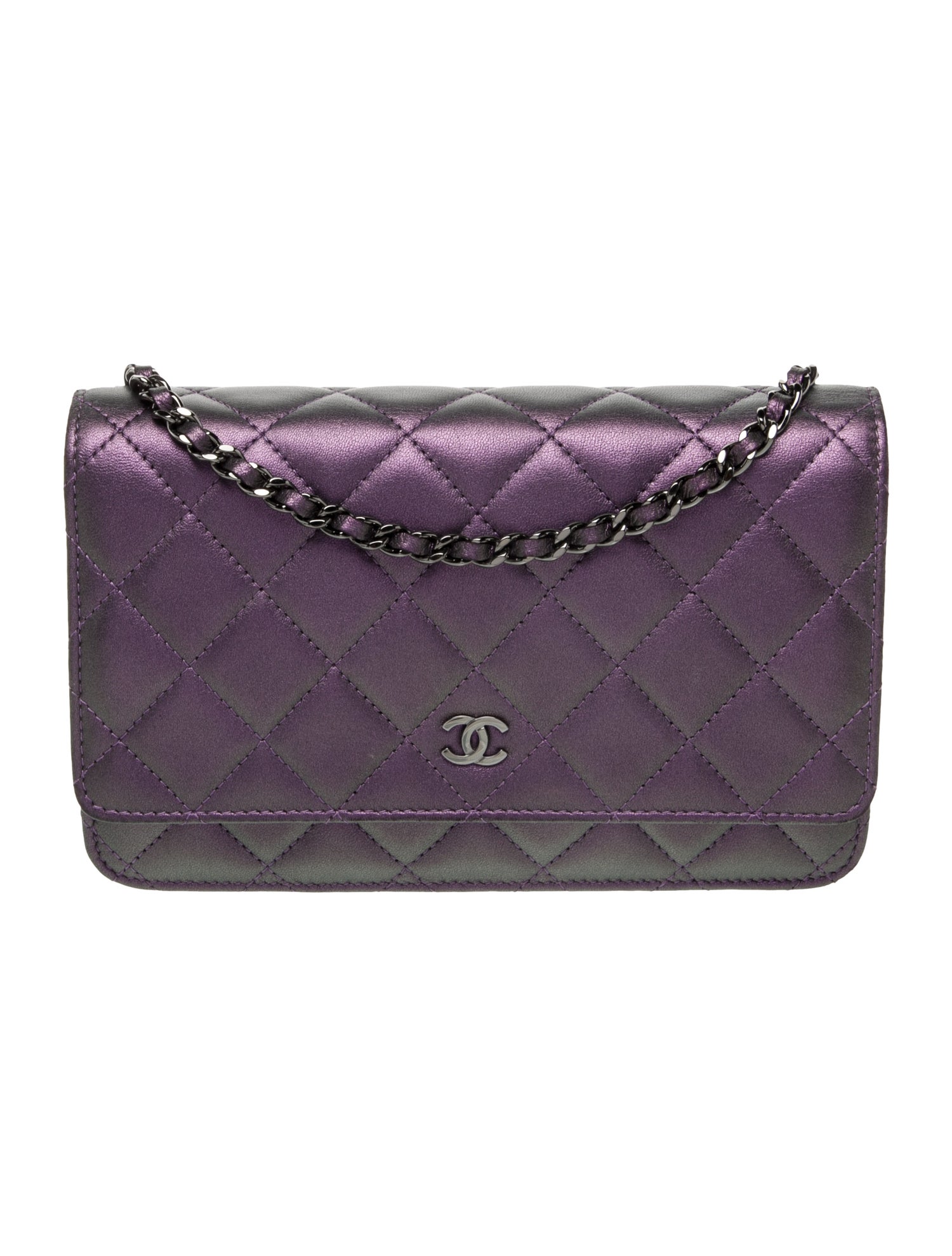 Chanel Classic Iridescent Wallet On Chain