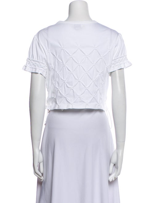 Chanel 2023 Bateau Neckline Crop Top