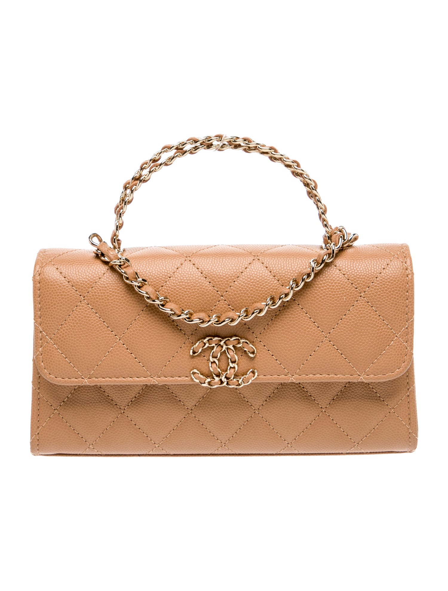 Chanel 2023 Quilted Phone Holder w/ Chain