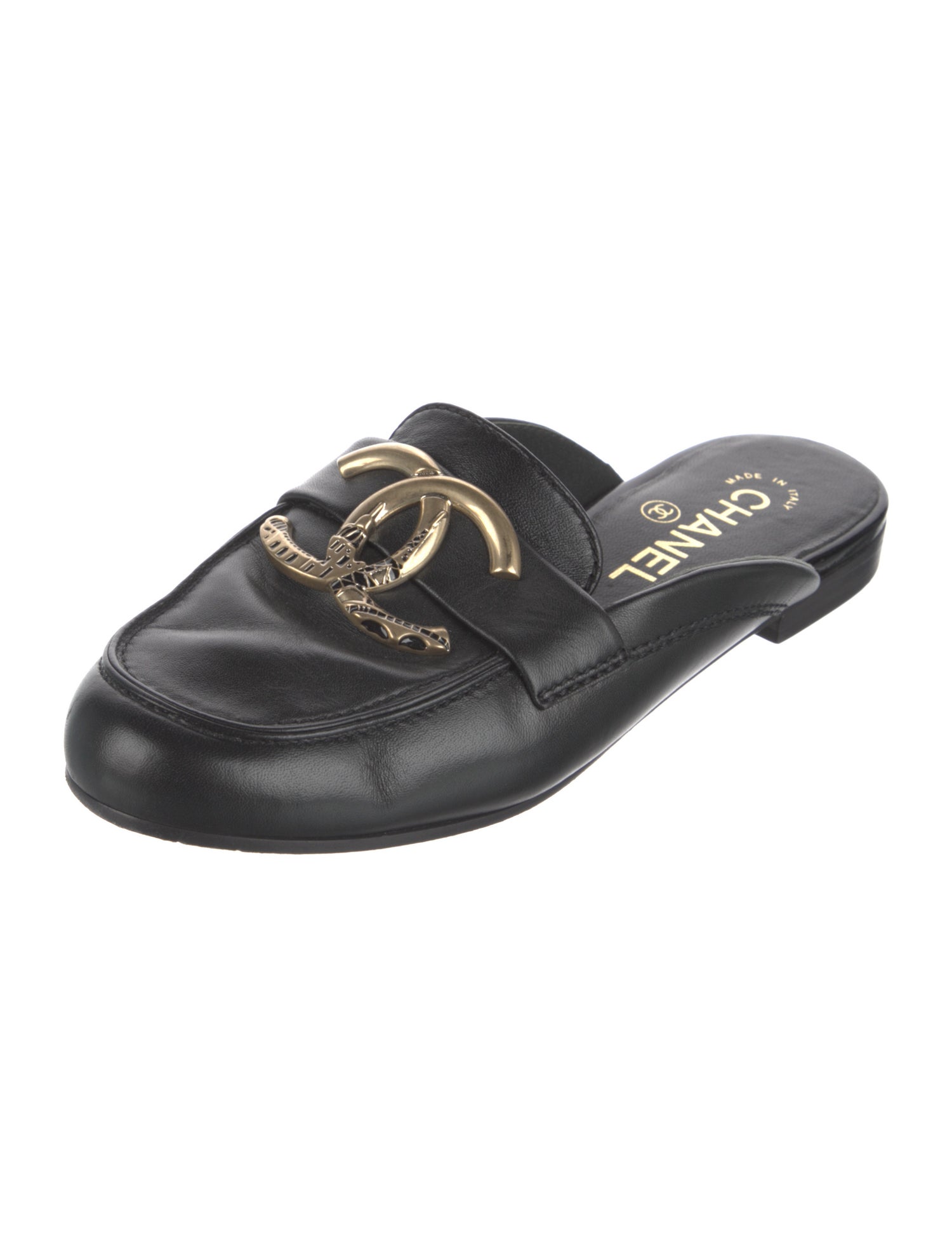 Chanel 2020 Interlocking CC Logo Mules