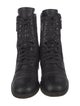 Chanel 2014 Quilted Pattern Combat Boots