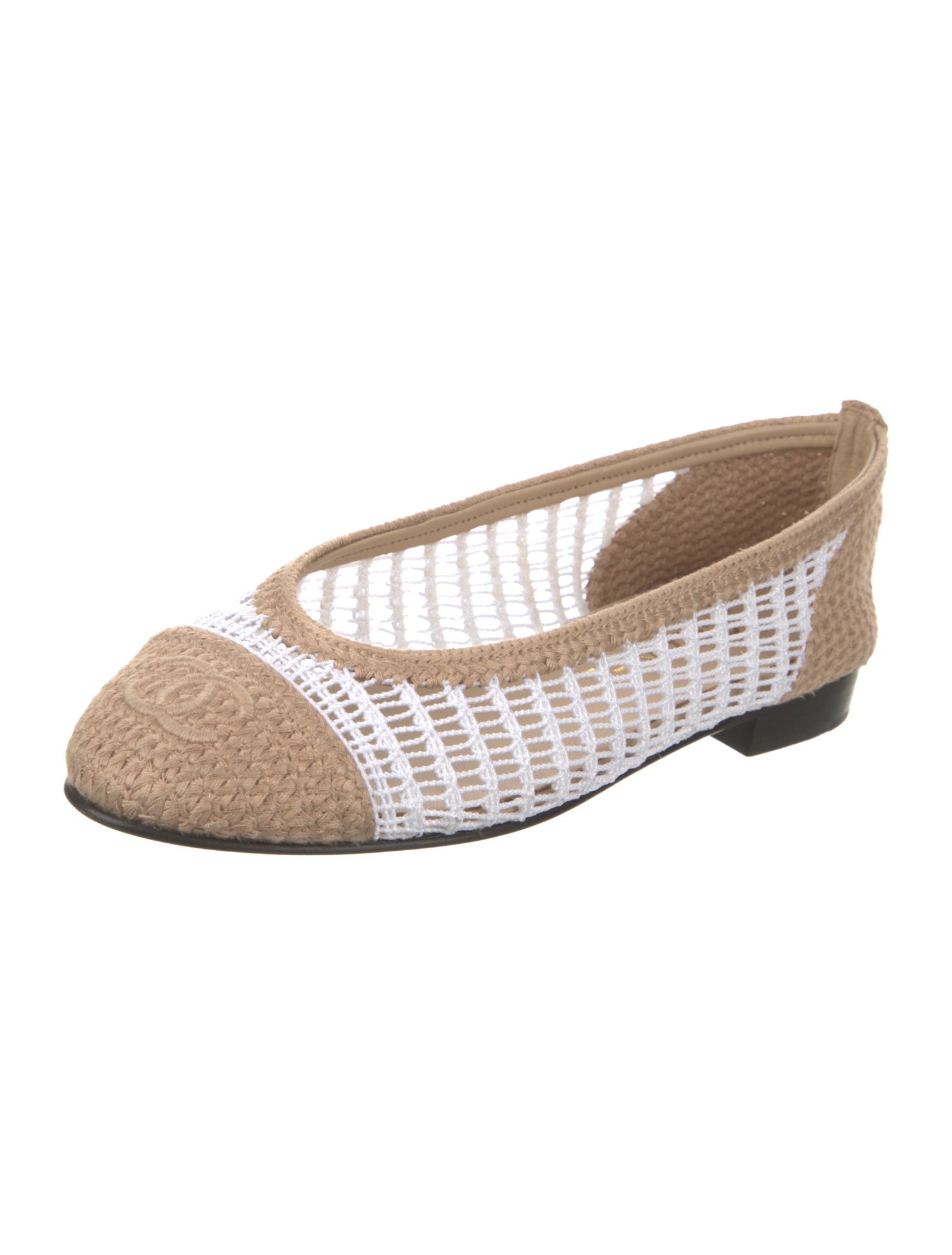 Chanel 2025 Interlocking CC Logo Flats