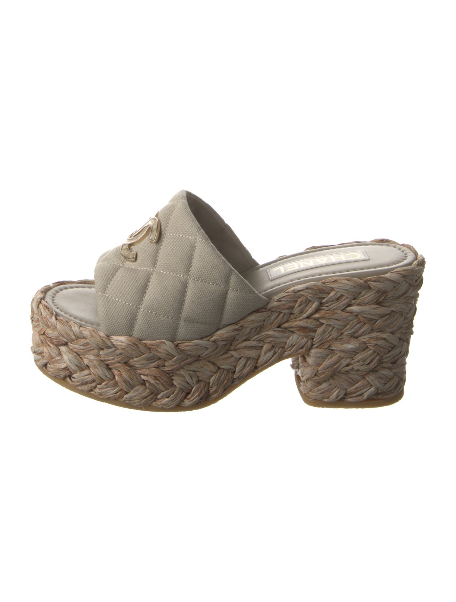 Chanel 2025 Interlocking CC Logo Espadrilles