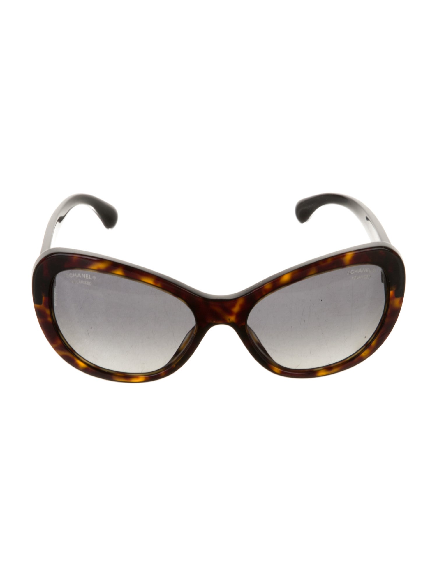 Chanel Interlocking CC Logo Round Sunglasses