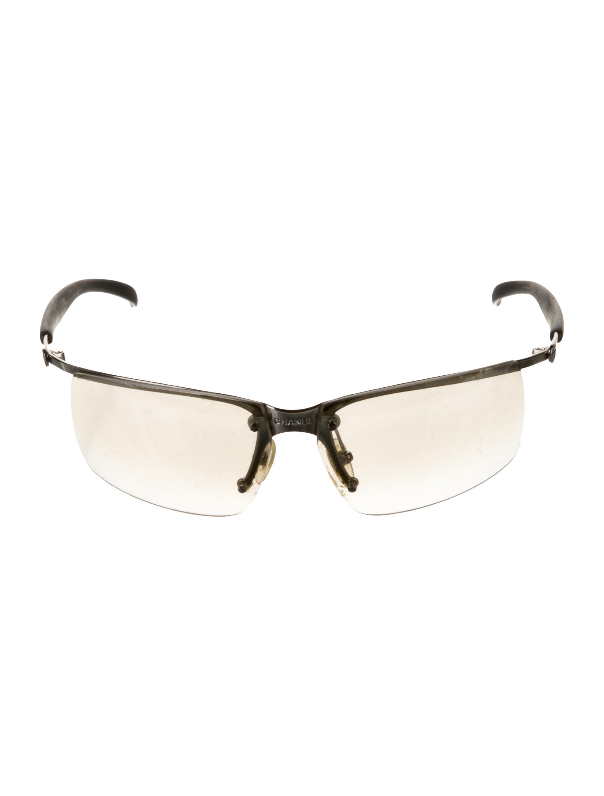 Chanel Interlocking CC Logo Shield Sunglasses