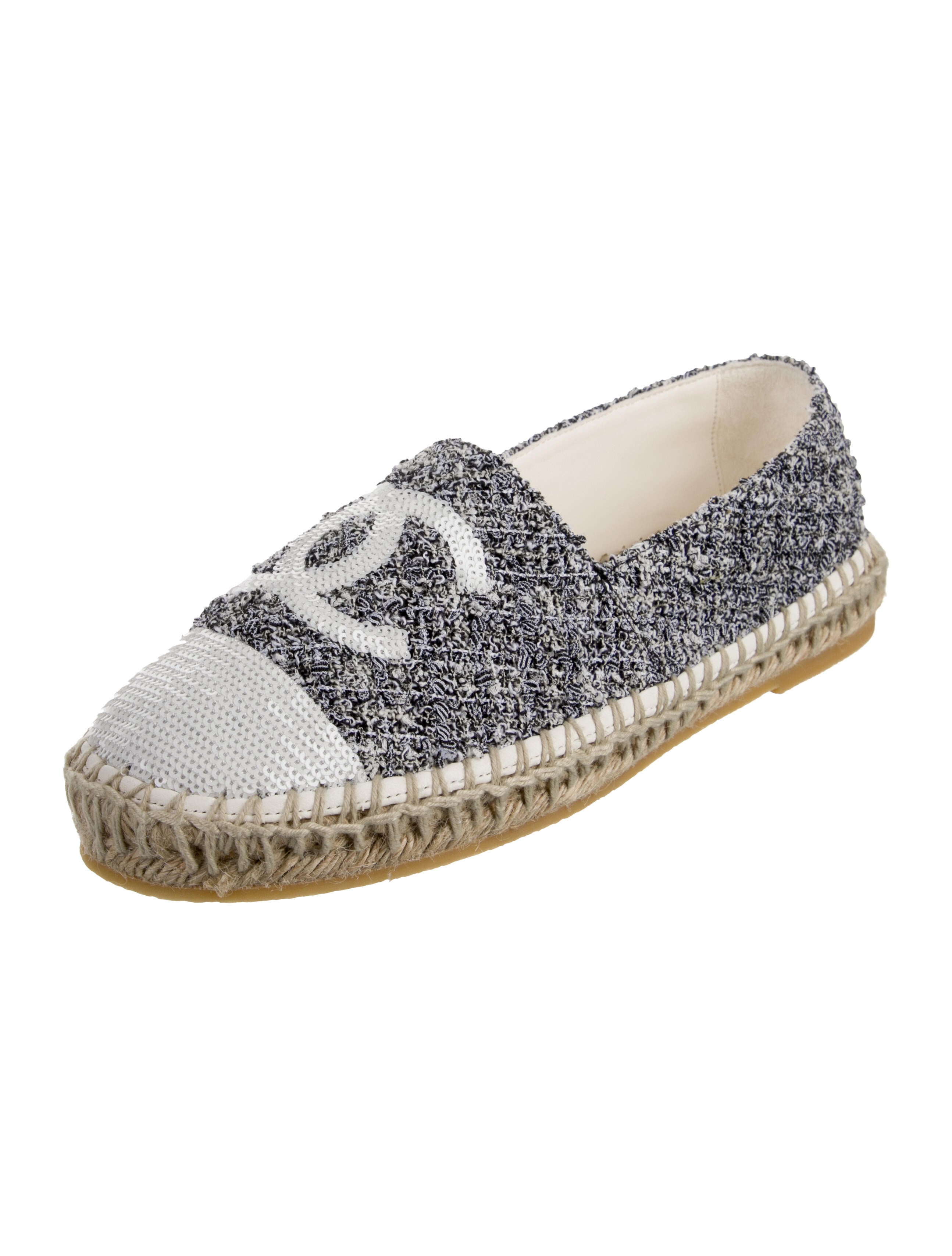 Chanel 2024 Interlocking CC Logo Espadrilles