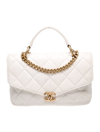 Chanel Top Handle Flap Bag