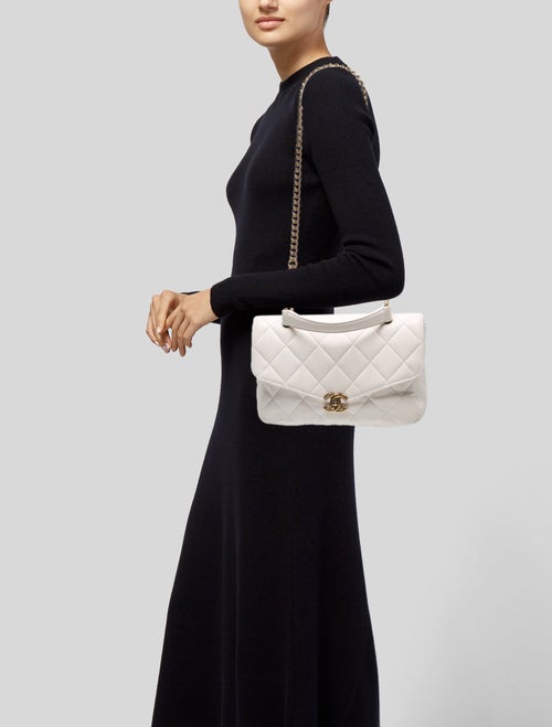 Chanel Top Handle Flap Bag