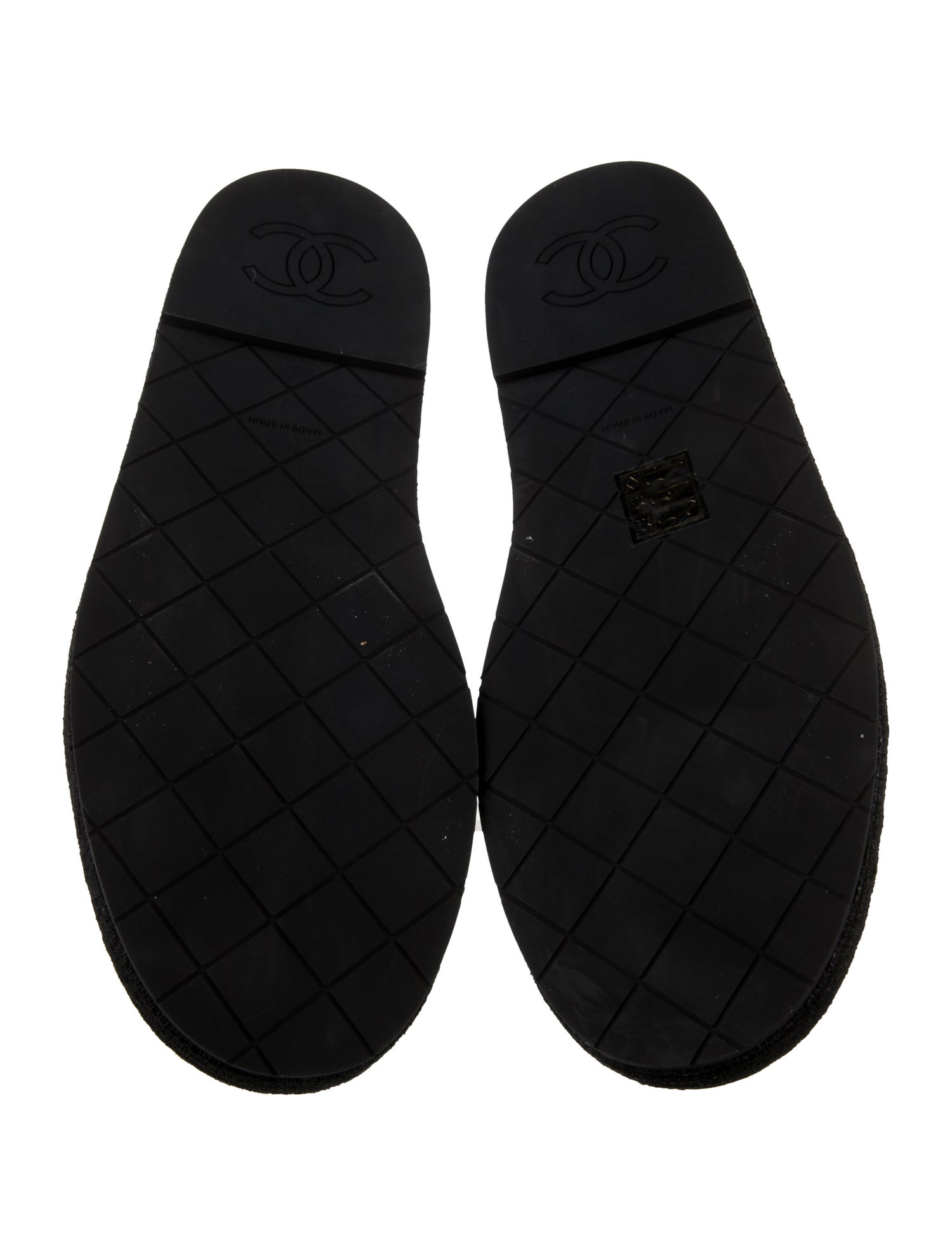 Chanel 2024 Interlocking CC Logo Mary Jane Flats