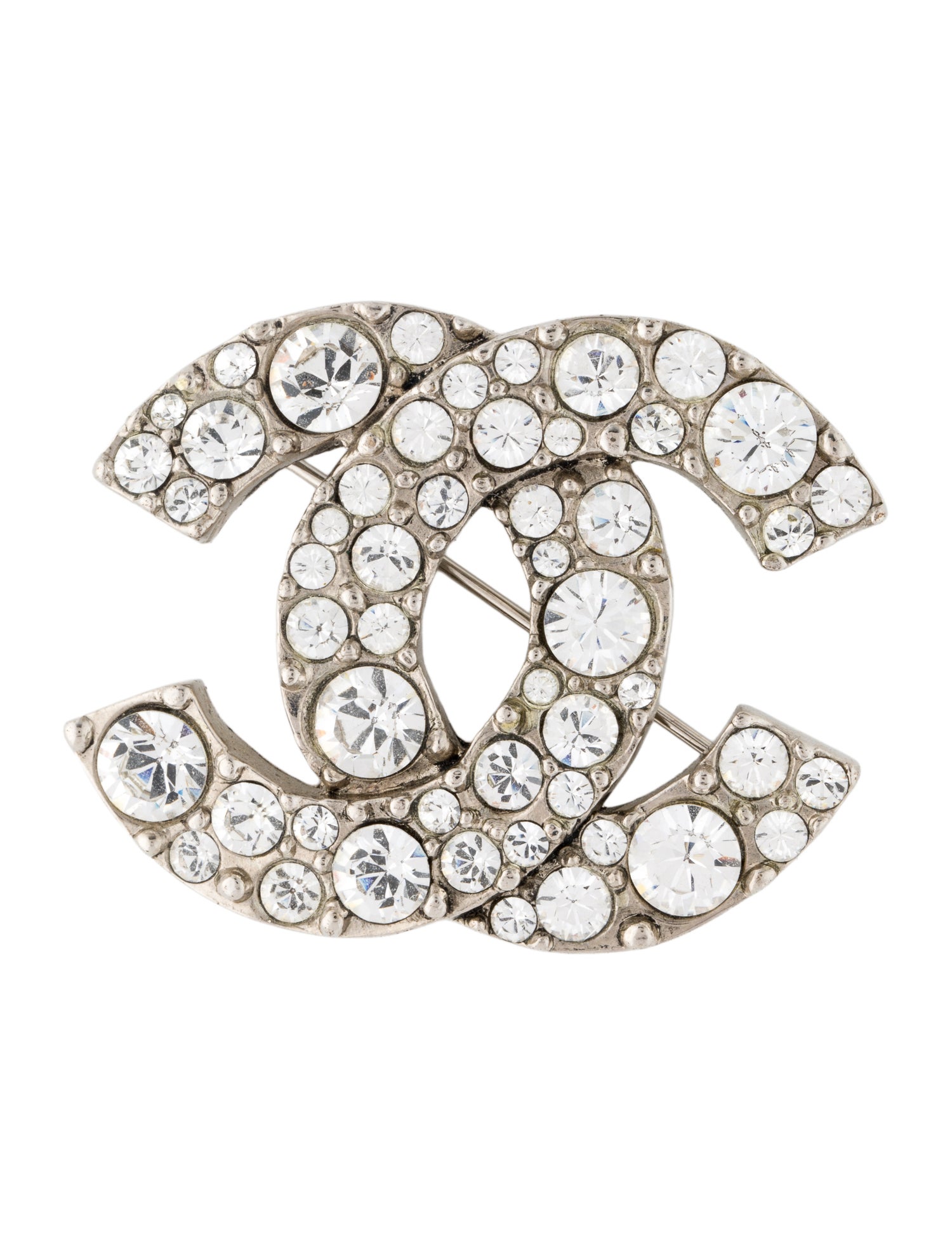 Chanel Strass CC Brooch