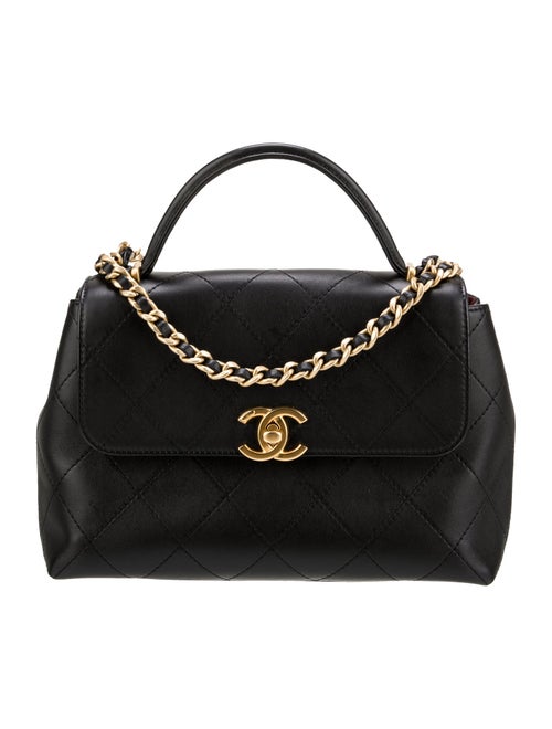 Chanel Large Top Handle Flap Bag