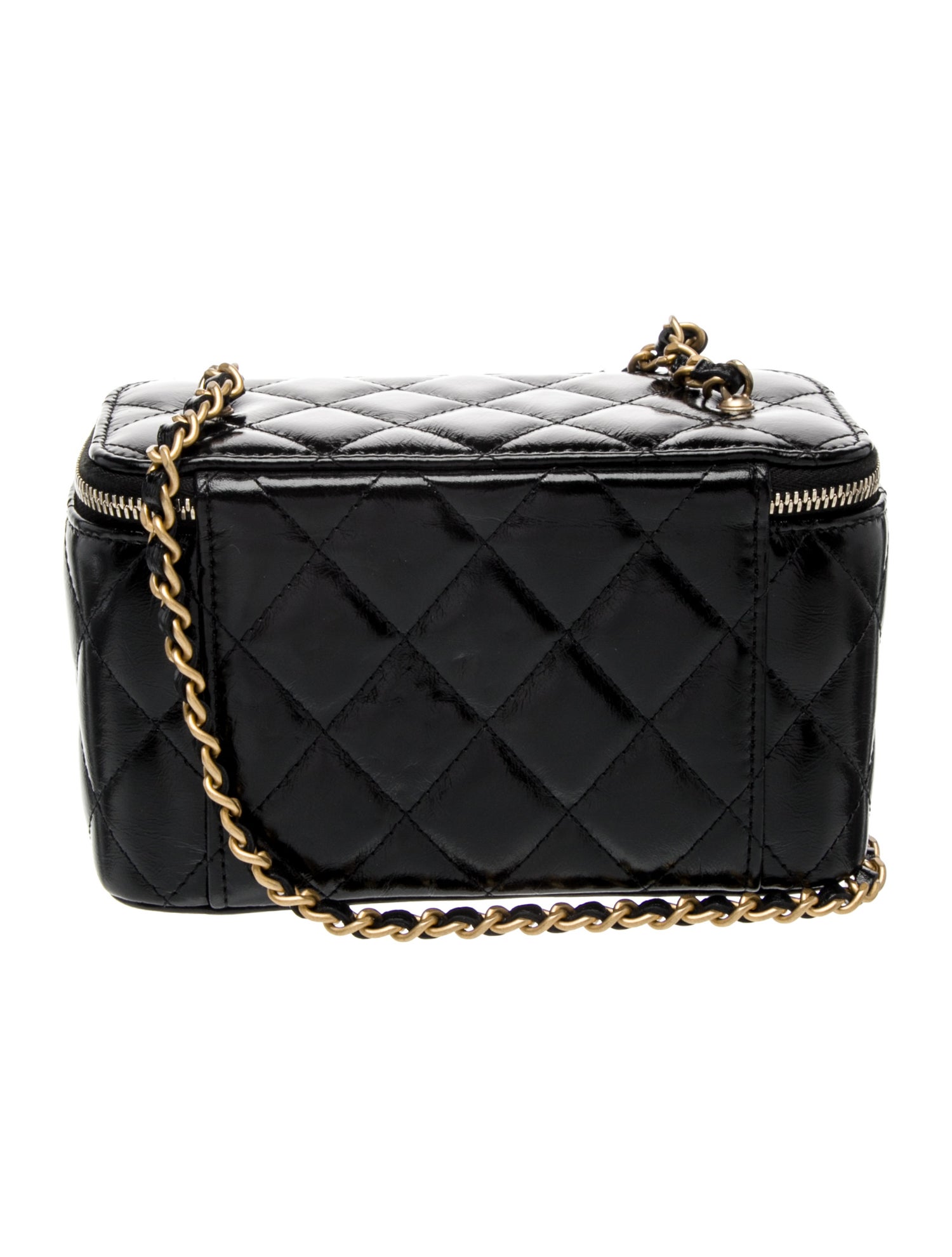Chanel Chain Quilted Vanity Case