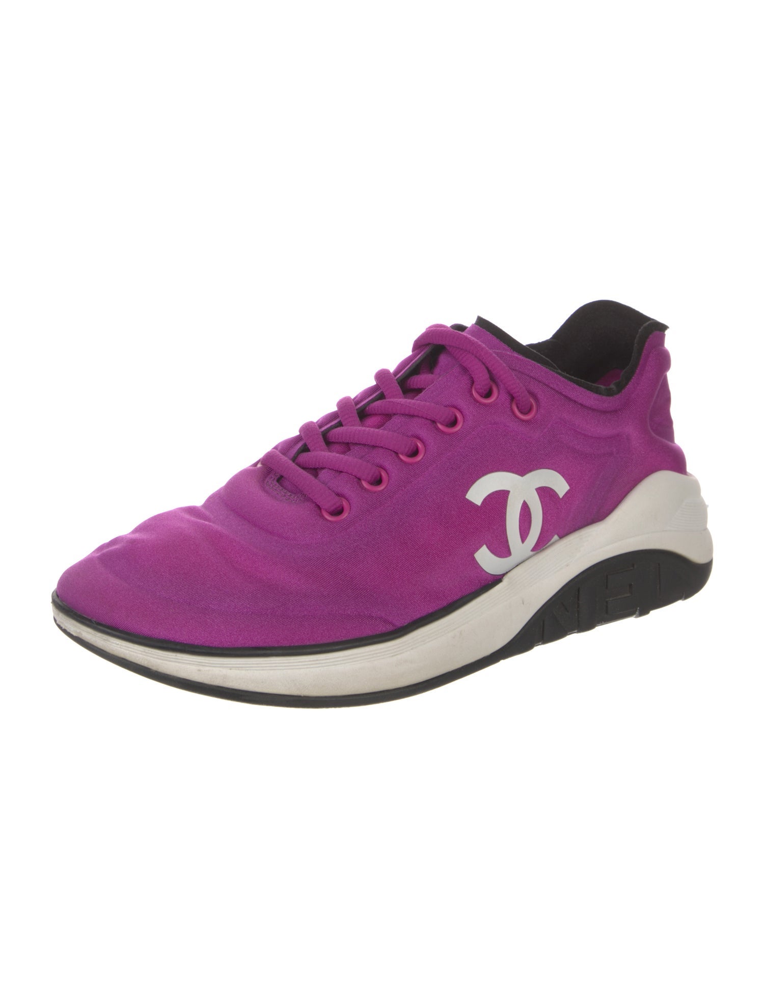 Chanel Interlocking CC Logo Sneakers