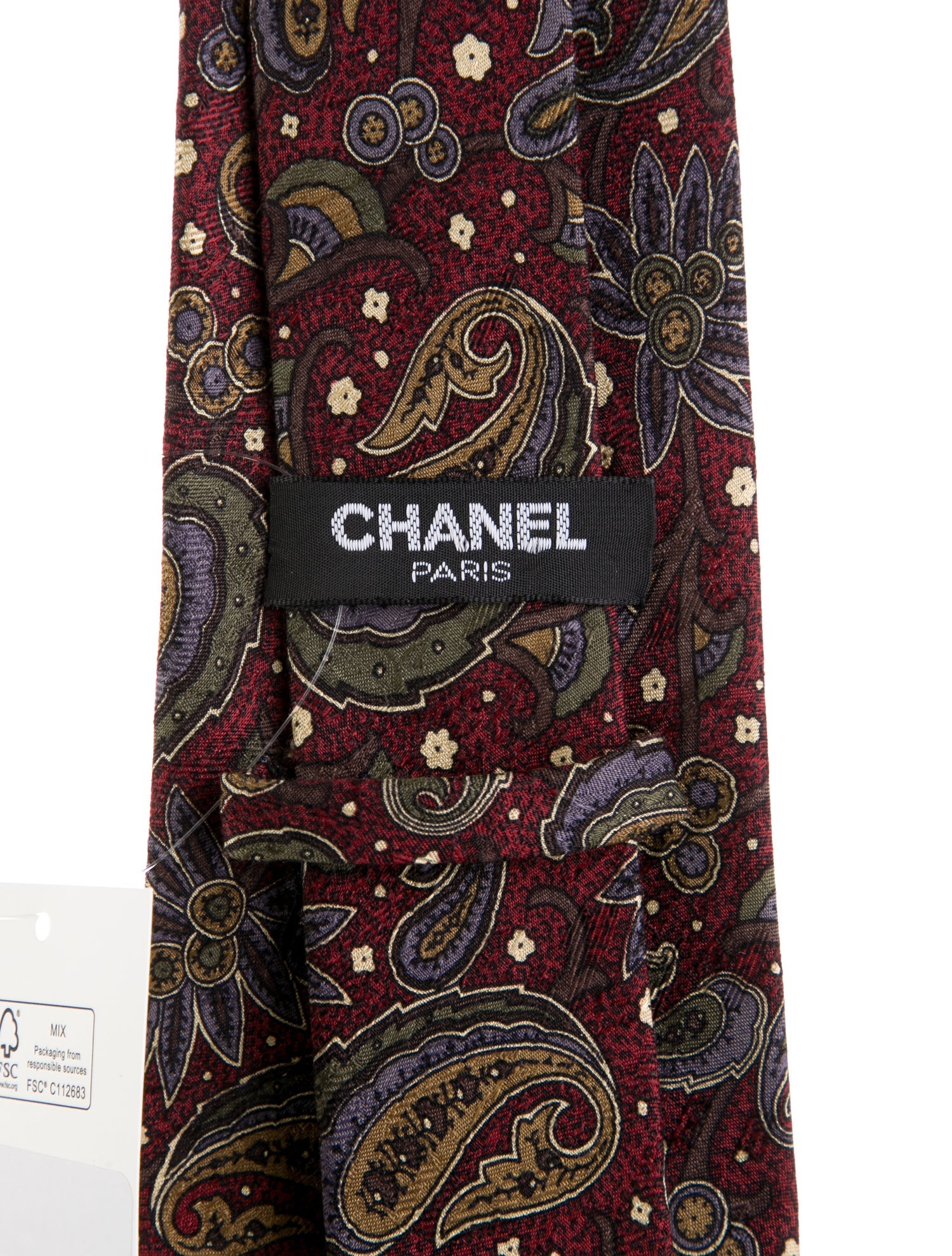 Chanel Vintage Silk Tie