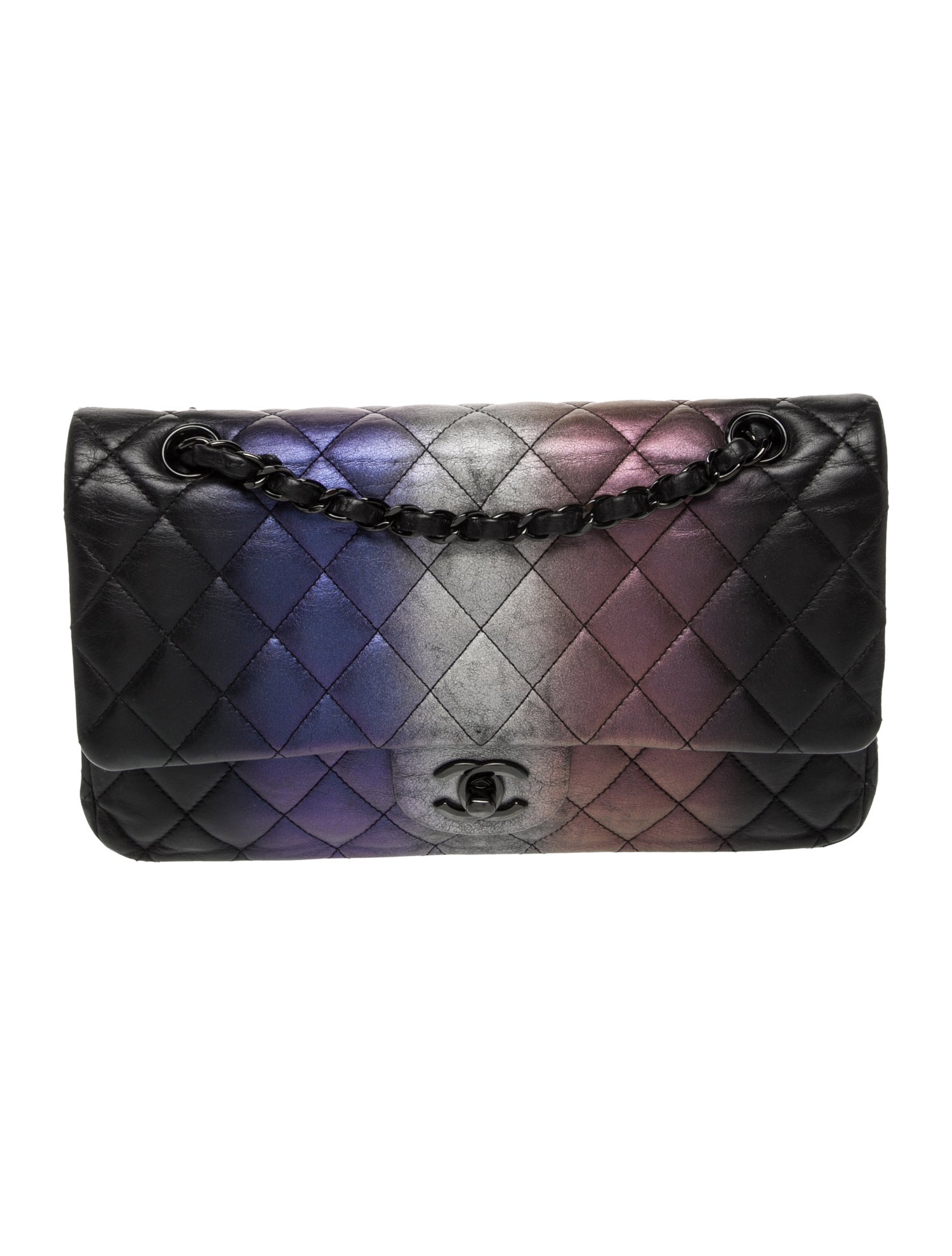 Chanel Classic Iridescent Ombre Medium Double Flap Bag