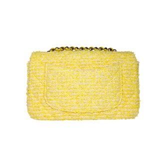 Chanel Tweed Rectangle Mini Flap Bag