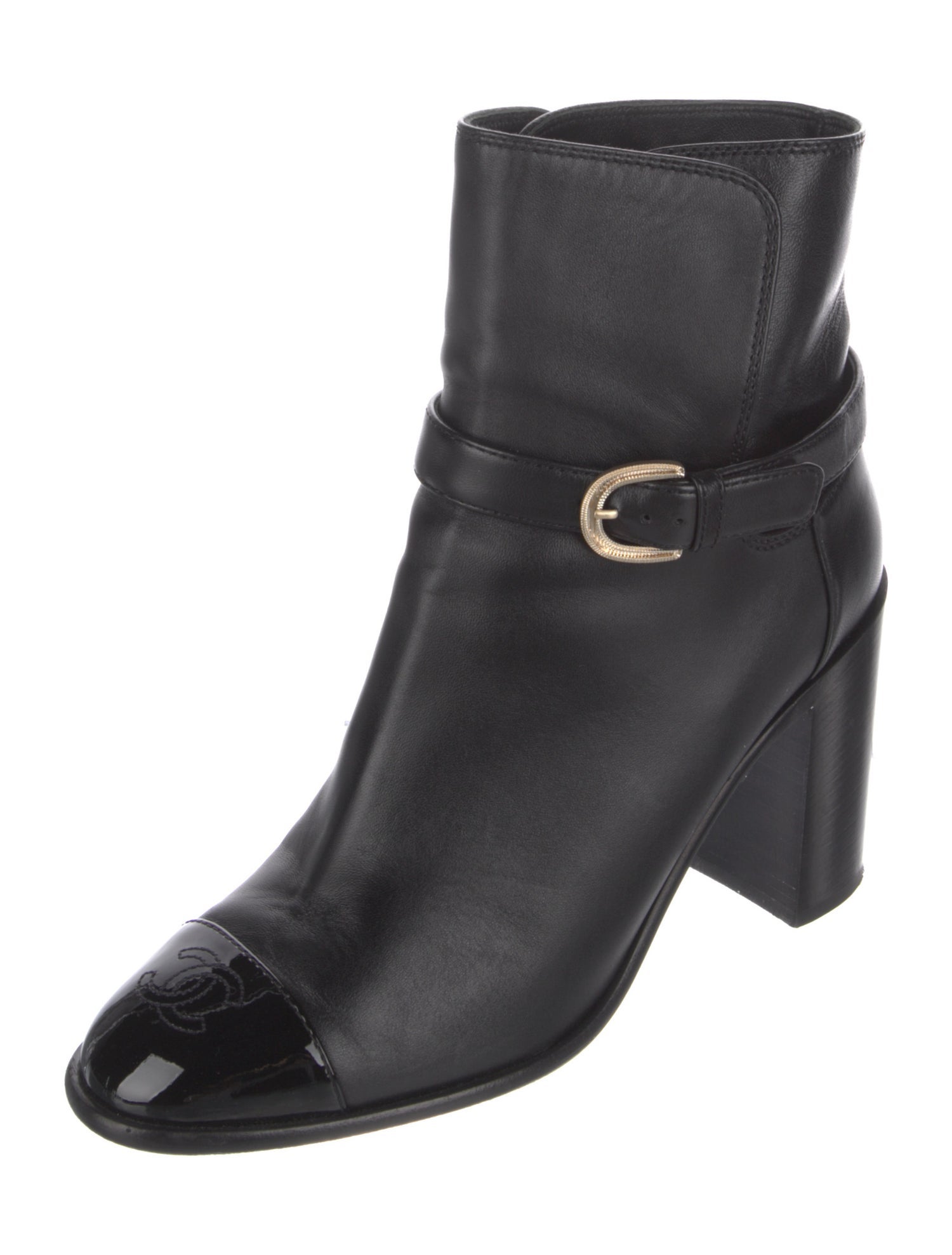 Chanel 2022 Interlocking CC Logo Boots
