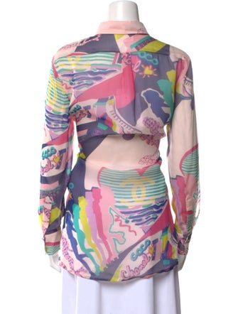 Chanel 2024 Paris-Los Angeles Button-Up Top