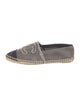 Chanel Interlocking CC Logo Canvas Espadrilles