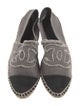 Chanel Interlocking CC Logo Canvas Espadrilles