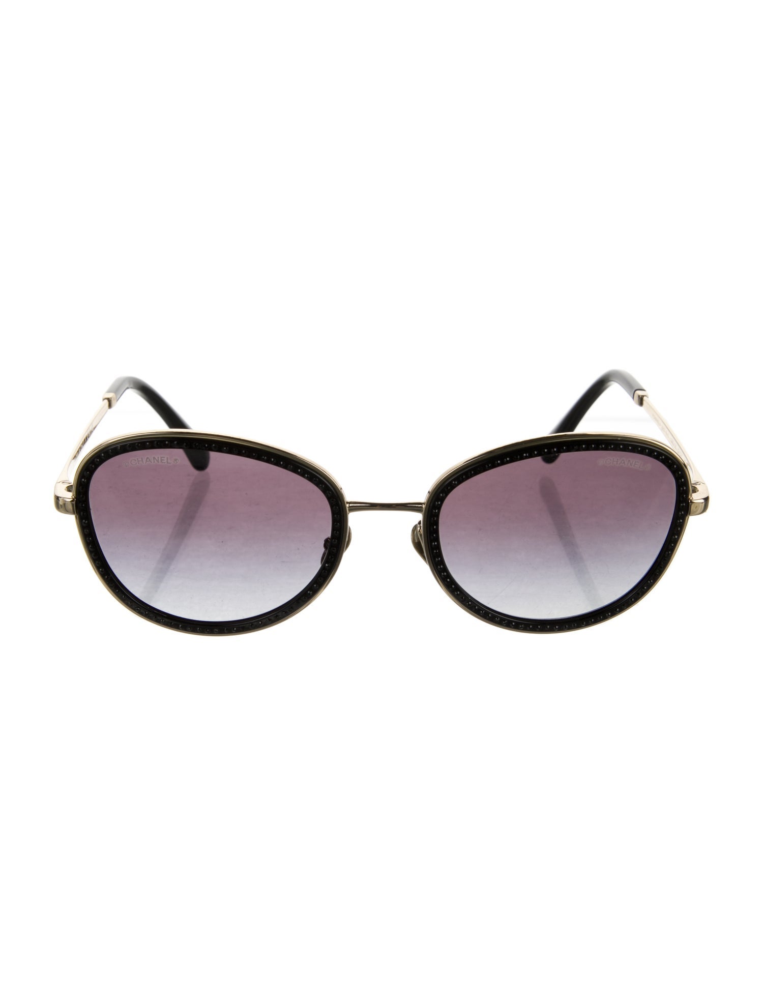 Chanel Interlocking CC Logo Cat-Eye Sunglasses