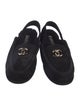Chanel 2025 Interlocking CC Logo Slingback Flats