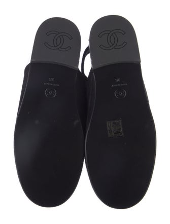 Chanel 2025 Interlocking CC Logo Slingback Flats