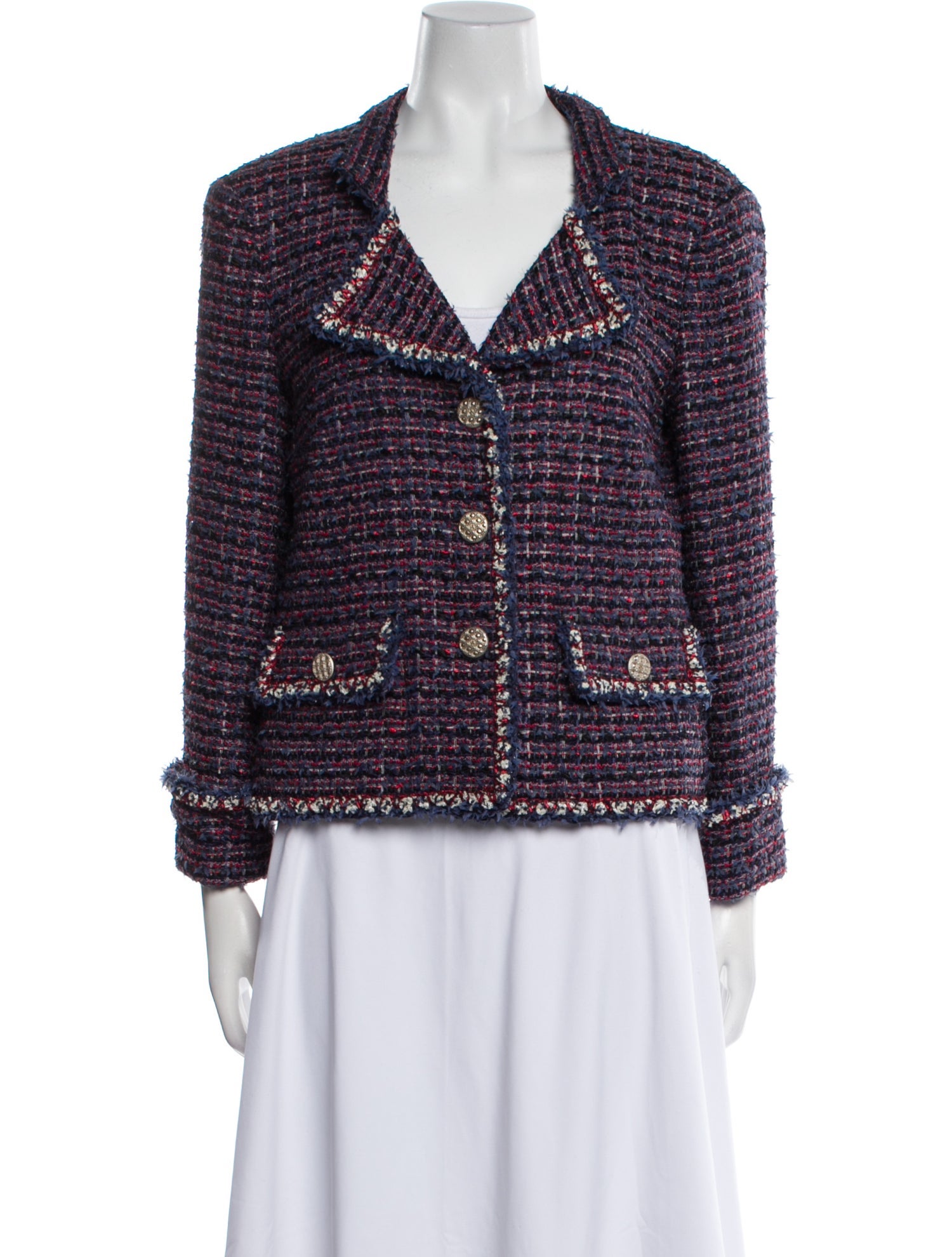 Chanel 2013 Tweed Pattern Blazer