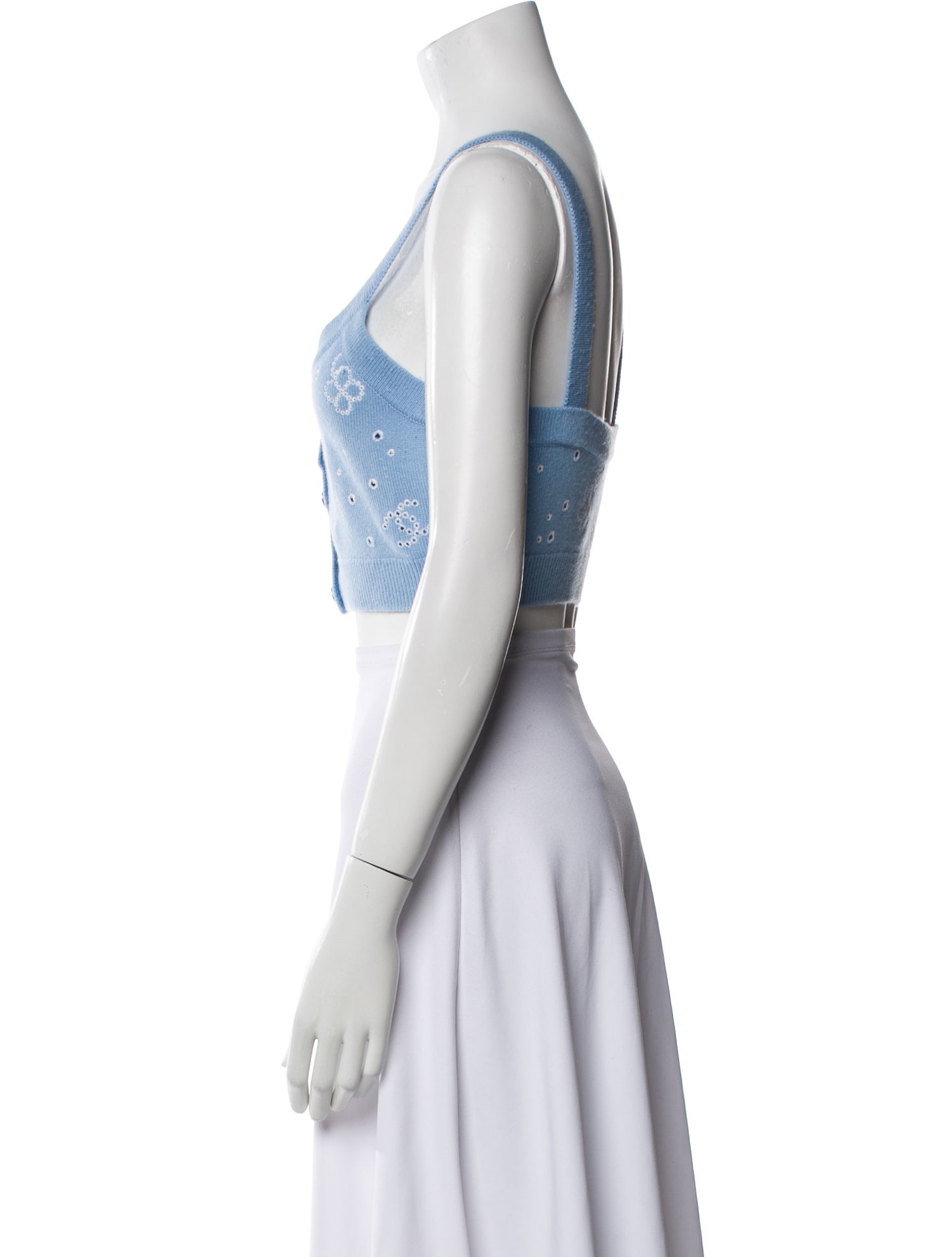 Chanel 2023 Cashmere Crop Top