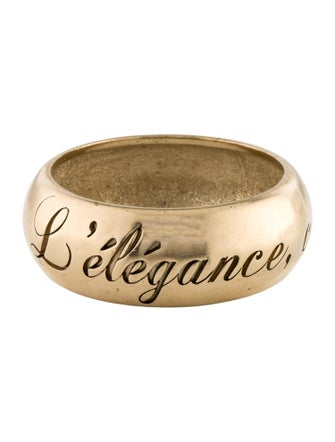 Chanel 'L'élégance, C'est La Ligne' Bangle